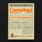 Preview: Amaro Amancio Panini Sticker Campioni dello Sport 1973