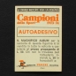 Preview: Amaro Amancio Panini Sticker Campioni dello Sport 1973