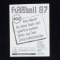 Preview: Manuel Amoros Panini Sticker Nr. 402 - Fußball 87