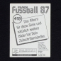 Preview: Emilio Butragueno Panini Sticker No. 419 - Fußball 87