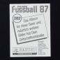 Preview: Antonio Cabrini Panini Sticker Nr. 382 - Fußball 87