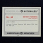 Preview: Dieter Hoeness Americana Card No. 62 - Bundesliga Nationalelf 1978