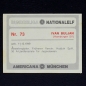 Preview: Ivan Buljan Americana Card No. 73 - Bundesliga Nationalelf 1978