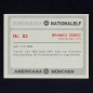 Preview: Branco Zebec Americana Card No. 82 - Bundesliga Nationalelf 1978
