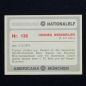 Preview: Hennes Weisweiler Americana Card No. 136 - Bundesliga Nationalelf 1978