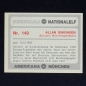 Preview: Allan Simonsen Americana Card No. 149 - Bundesliga Nationalelf 1978