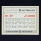 Preview: Europapokal Americana Card No. 307 - Bundesliga Nationalelf 1978
