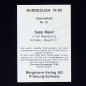 Preview: Sepp Maier Bergmann Sticker No. 51 - Bundesliga 79