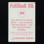 Preview: Jean-Marie Pfaff Panini Sticker No. 223 - Fußball 86