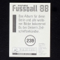 Preview: Klaus Augenthaler Panini Sticker No. 239 - Fußball 88