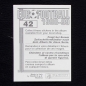Preview: Giuseppe Bergomi Panini Sticker No. 42 - Euro Football 1998-99