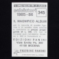 Preview: Briegel Panini Sticker No. 345 - Calciatori 1985