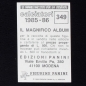 Preview: Bonjek Panini Sticker No. 349 - Calciatori 1985