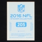 Preview: Travis Kelce Panini Sticker No. 205 - Football 2016 NFL