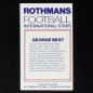 Preview: George Best Rothmans Card - Football International Stars 1984