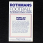 Preview: Osvaldo Ardiles Rothmans Card - Football International Stars 1984