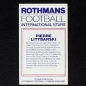 Preview: Pierre Littbarski Rothmans Card - Football International Stars 1984