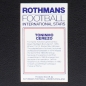 Preview: Toninho Cerezo Rothmans Card - Football International Stars 1984