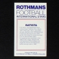 Preview: Batista Rothmans Card - Football International Stars 1984