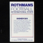 Preview: Didier Six Rothmans Card - Football International Stars 1984