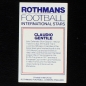 Preview: Claudio Gentile Rothmans Card - Football International Stars 1984