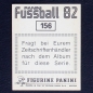 Preview: Eintracht Frankfurt Panini Sticker No. 156 - Fußball 82