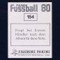 Preview: Hamburger Sport-Verein Panini Sticker No. 154 - Fußball 80