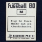 Preview: Werder Bremen Panini Sticker No. 58 - Fußball 80