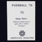 Preview: Sepp Maier Americana Sticker No. 15 - Fußball 79