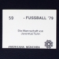 Preview: Juventus Turin Team Americana Sticker No. 59 - Fußball 79