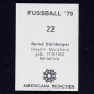 Preview: Bernd Dürnberger Americana Sticker No. 22 - Fußball 79