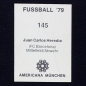 Preview: Juan Carlos Heredia Americana Sticker No. 145 - Fußball 79