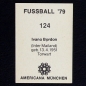 Preview: Ivano Bordon Americana Sticker No. 124 - Fußball 79