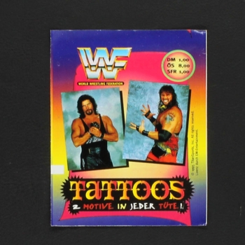 WWF 1995 Dino Tattoos Tüte