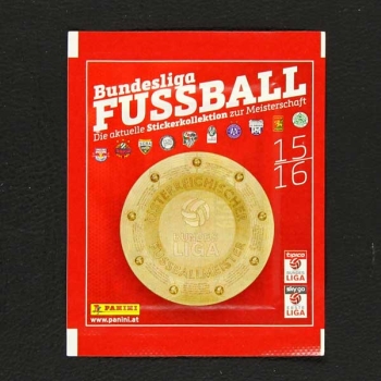 Fußball 2015-2016 Panini Österreich Sticker Tüte