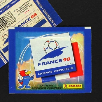 France 98 WM Panini Sticker Tüte