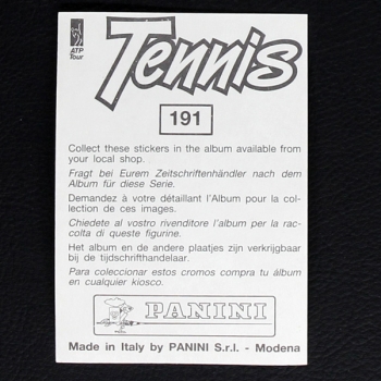 Pete Sampras Panini Sticker Nr. 191 - Tennis