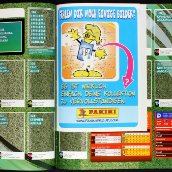 South Africa 2010 Panini Sticker Leeralbum - D-Version