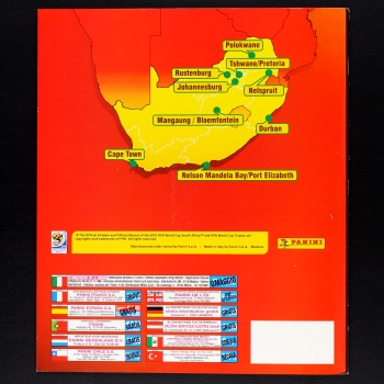 South Africa 2010 Panini Sticker Leeralbum - D-Version