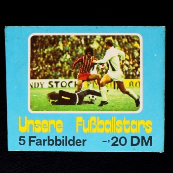 Unsere Fußballstars 1973 Bergmann Tüte