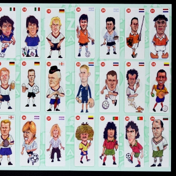 USA 94 Crazy Football Dunkin Sticker Folder - Bubble Gum
