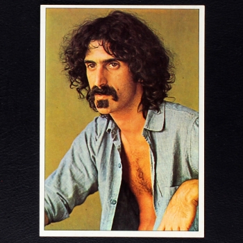 Frank Zappa Panini Sticker No. 23 - Pop Stars