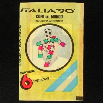 Italia 90 Panini sticker bag Argentinian version