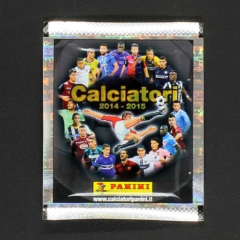 Calciatori 2014-2015 Panini Sticker Tüte silber