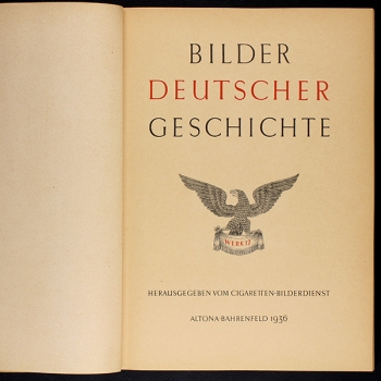 Preview: Bilder Deutscher Geschichte Reemtsma 1936 Album komplett