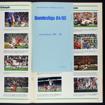 Bundesliga 1984 Bergmann sticker album complete