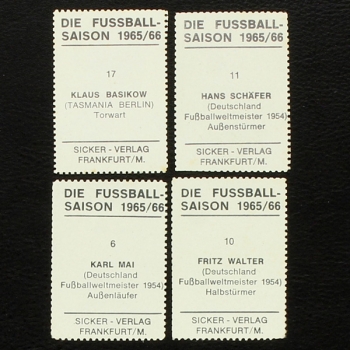 Die Fußball Saison 1965 Sicker Verlag - 4 Bilder - Fritz Walter