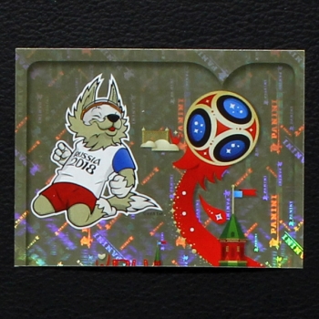 Russia Mascot 1 Panini Sticker No. 3 - Russia 2018