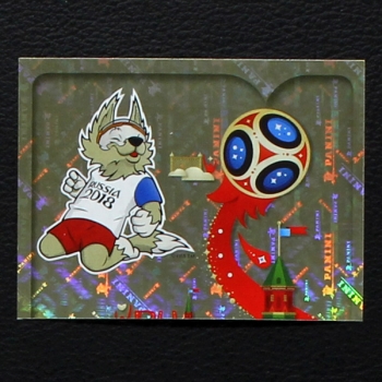 Russia Maskottchen 1 Panini Sticker No. 3 - Russia 2018