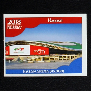 Kazan Arena Panini Sticker No. 10 - Russia 2018